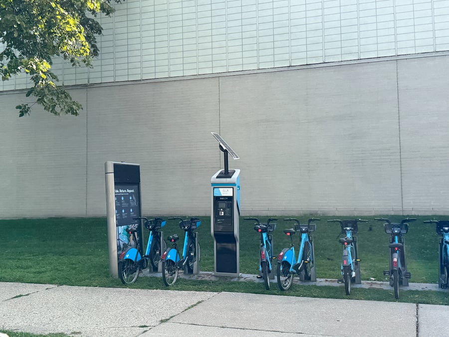 Bike Rentals are available on Dodge Ave next to Robert Crown