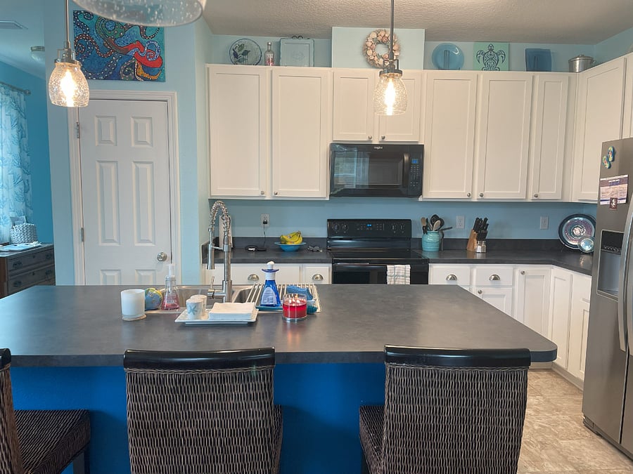 View of Kitchen from Living/Dining Room