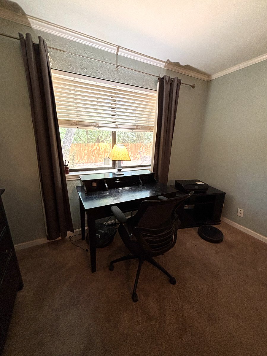 Master Bedroom with TV and Office desk