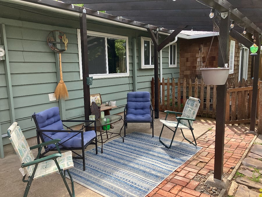 Covered patio