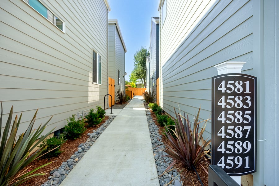 Outside walkway