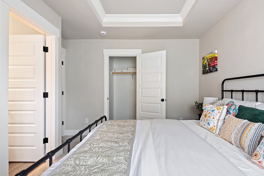 Master bedroom and ensuite
