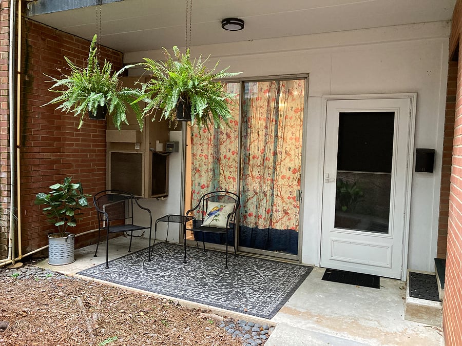 Private patio