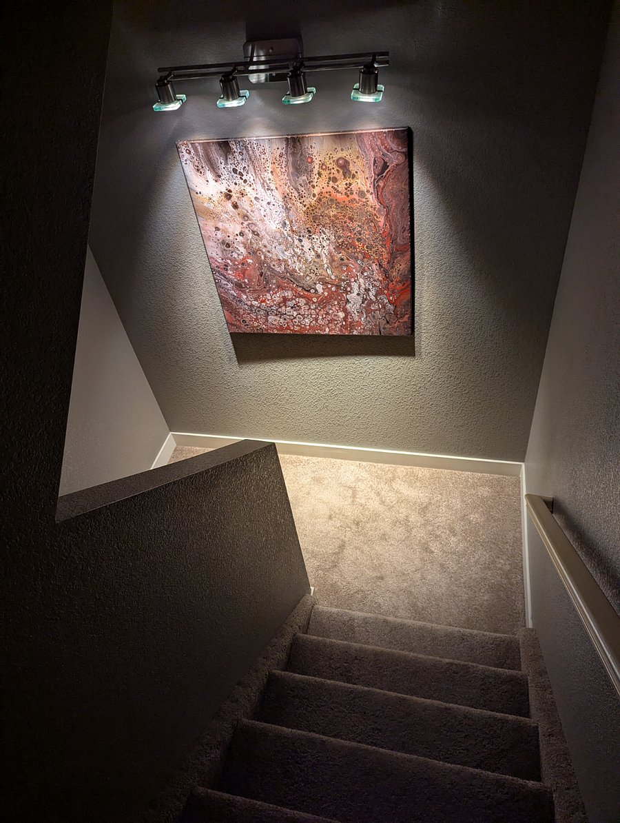 Stairs down to basement
