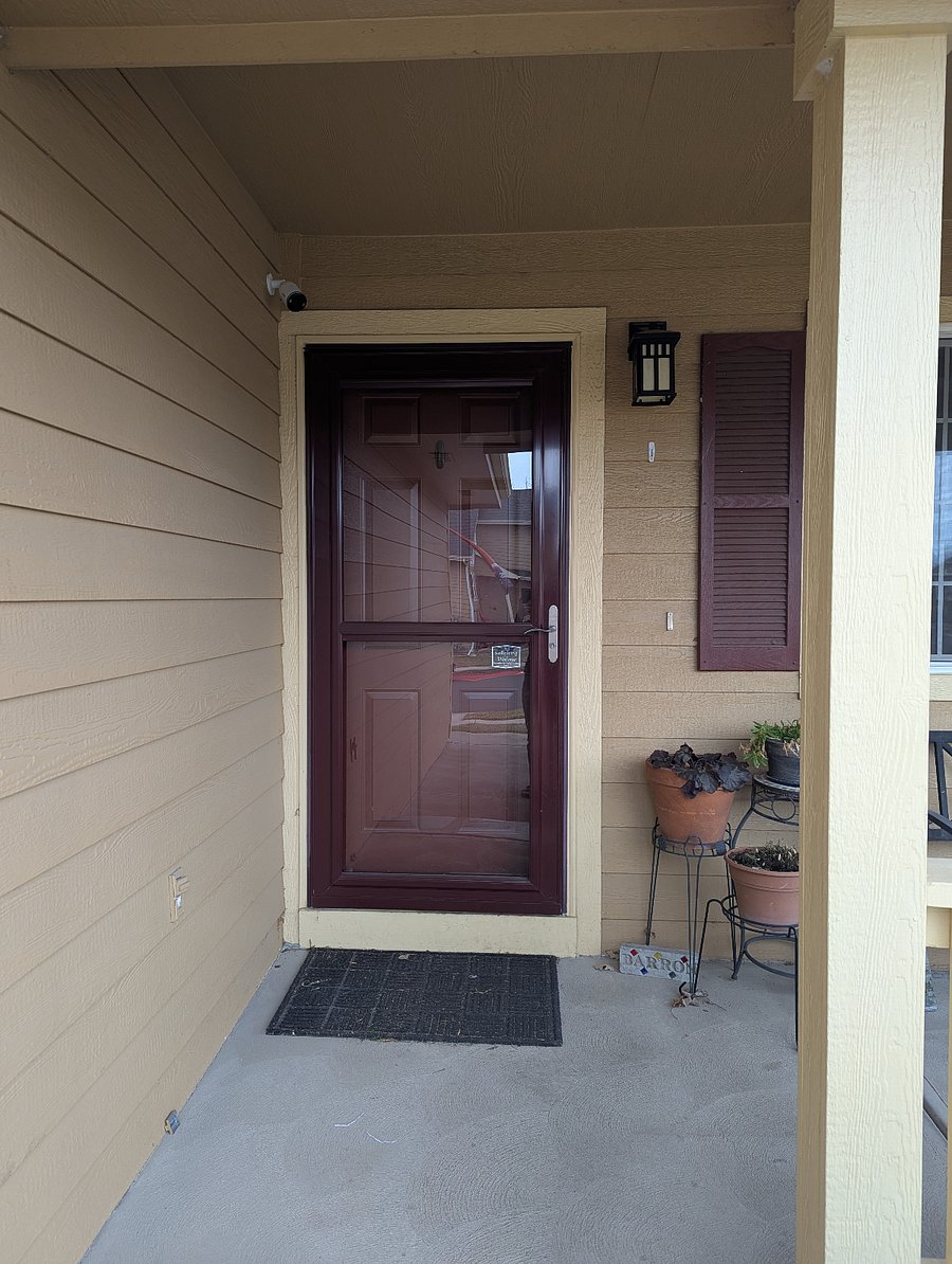 Front door; keyless entry