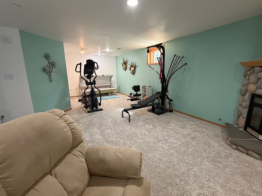 Youre welcome to enjoy the Elliptical, Bowflex, and free weights during your stay. The tanning bed is reserved for owner use and is not included or part of the rental.