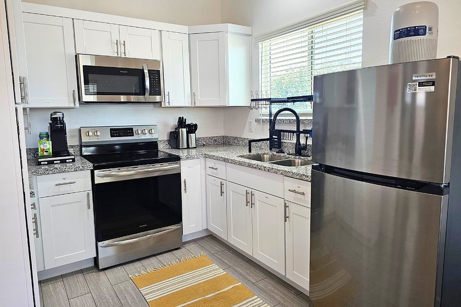 Full kitchen with everything you need to prepare delicious healthy meals for anyone and everyone!