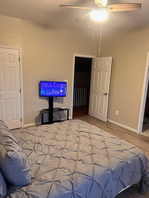 Television with Roku and Wi-Fi.