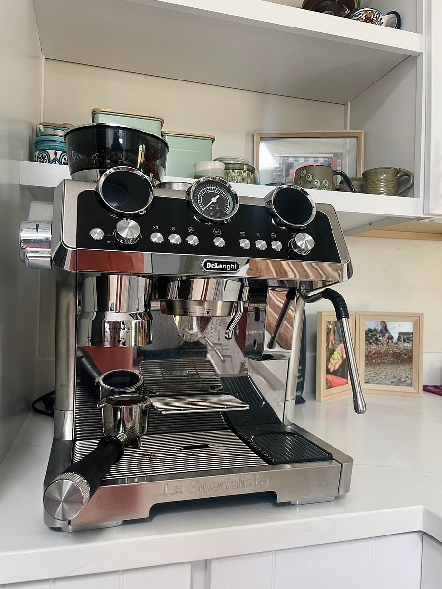 Enjoy our espresso machine while you're here