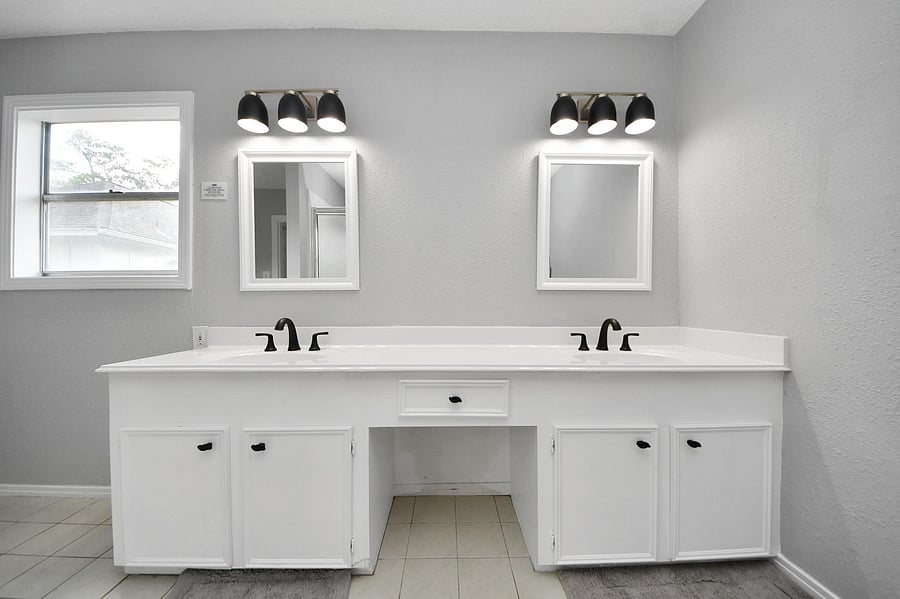 Bathroom  3 double vanity