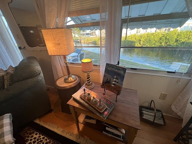 living room view