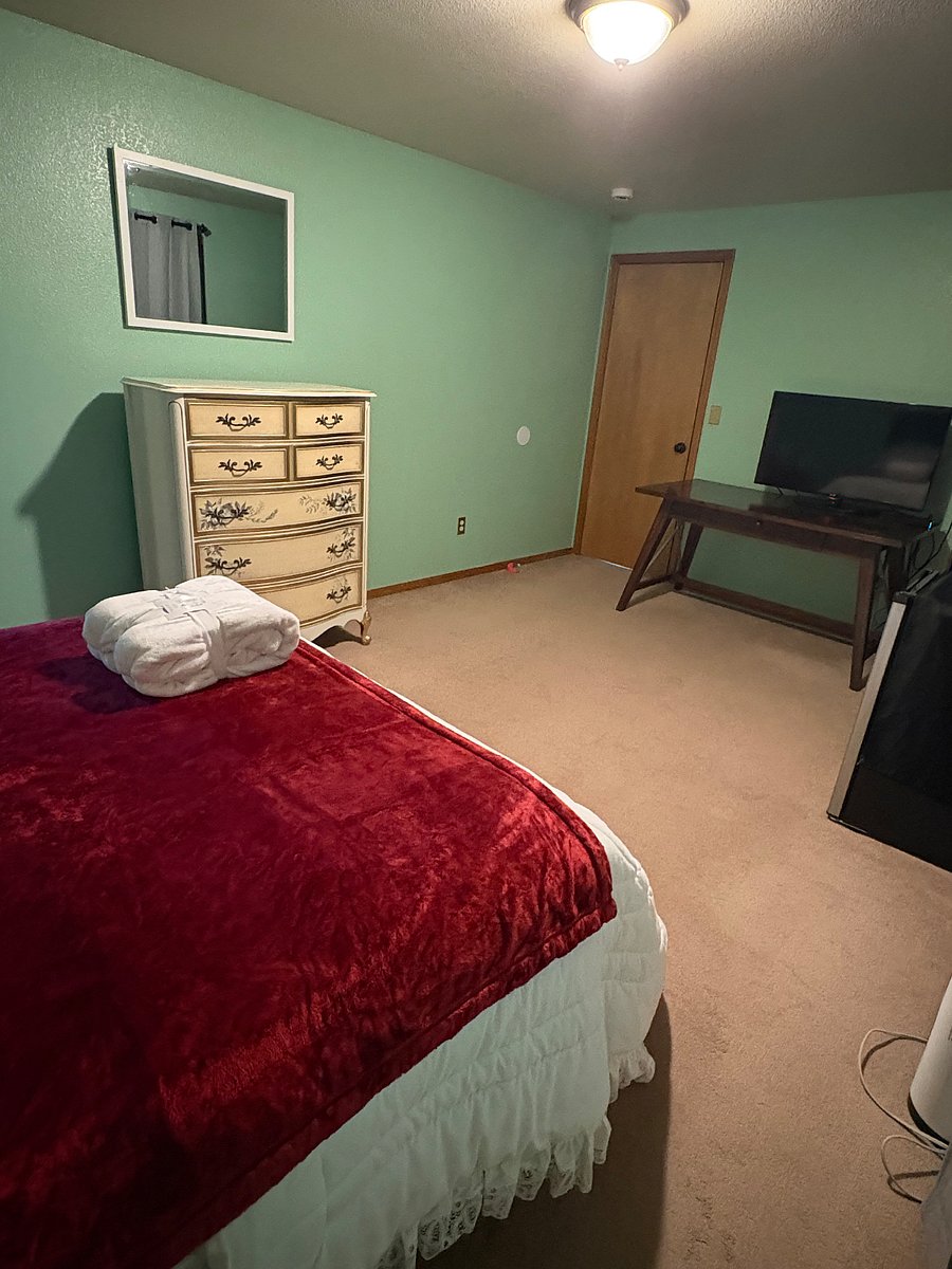 This is a beauty rest mattress with headboard and frame With extra sheets and blanket
