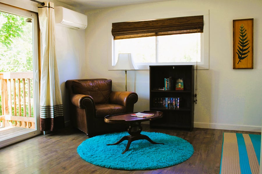 Upstairs sitting area