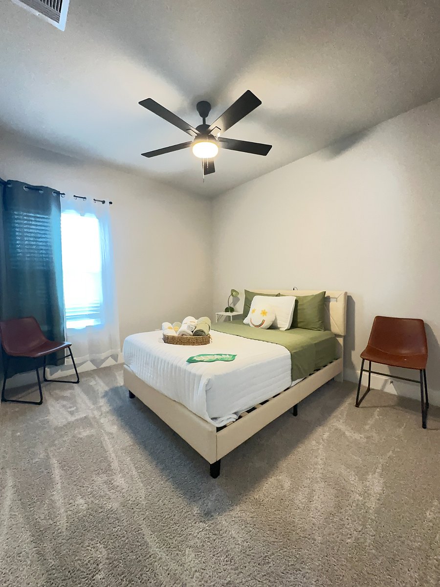 Unit A - 2nd Floor - Bedroom 3, Full size bed with closet and attached large, private bathroom