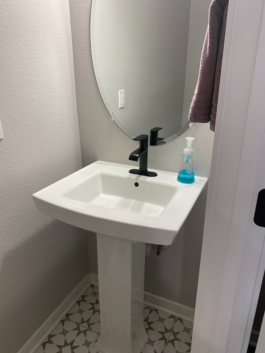 Powder room on main floor