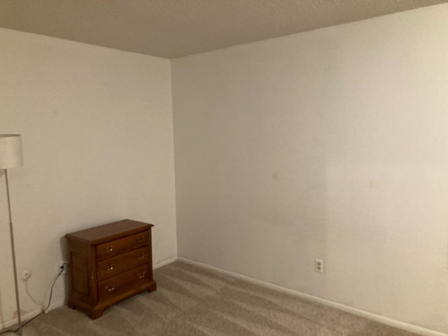 (mattress & box frame are currently in storage, but happy to place back in the space if requested).
