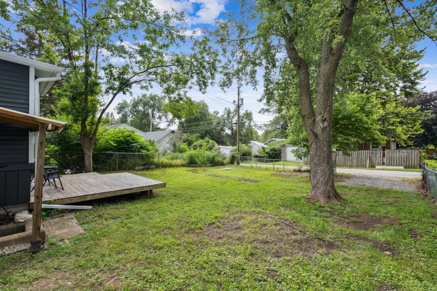 Back yard