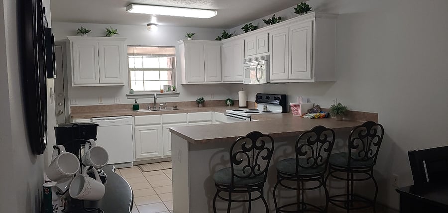 Fully stocked kitchen