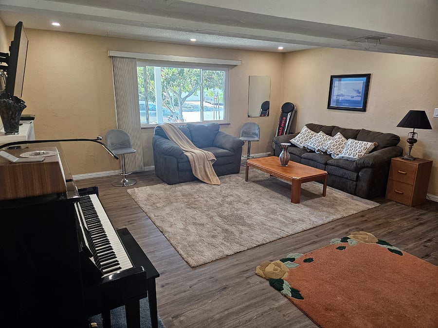 Downstairs living room