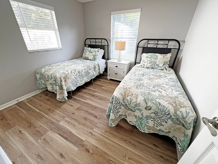 2 twins in second bedroom