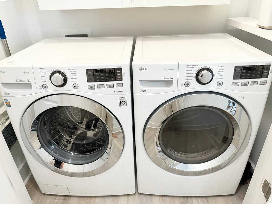 First Floor Washer and Dryer