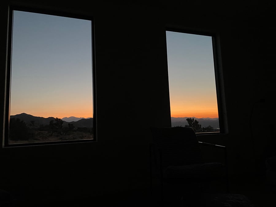 This picture doesnt do the evening sunsets justice!