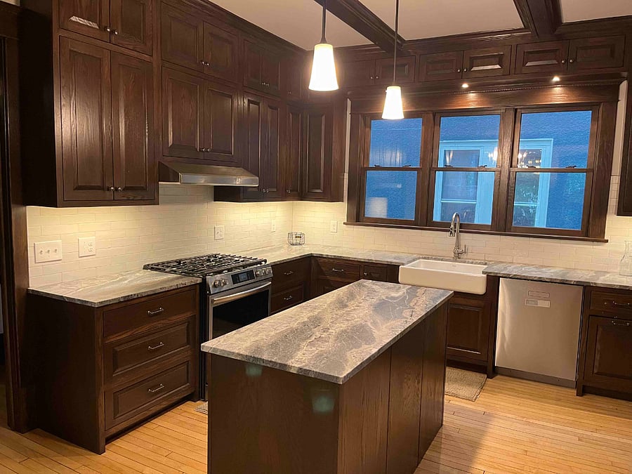 Kitchen (showing range, range hood, and dishwasher)