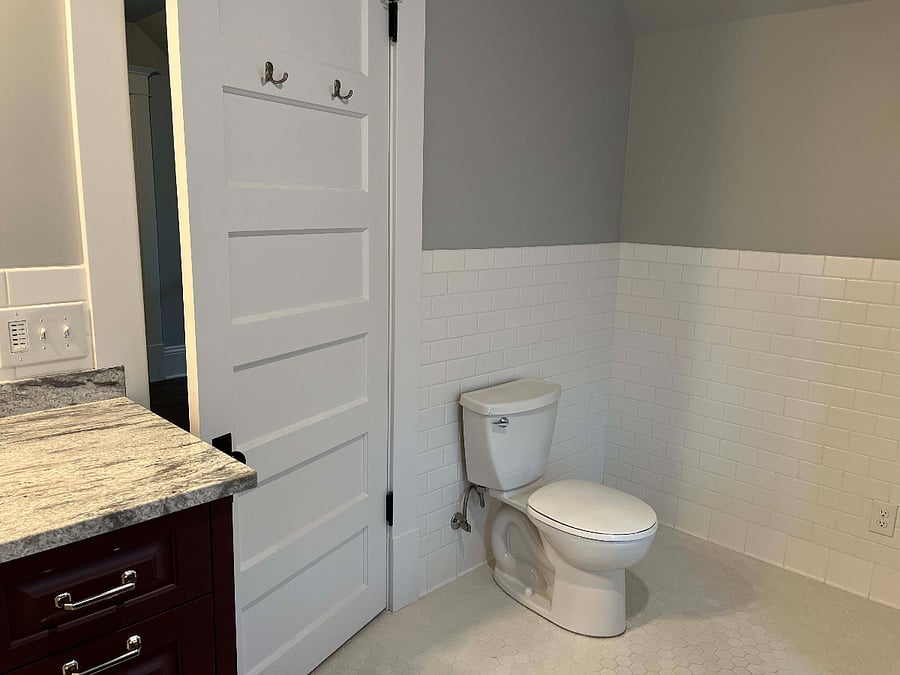 Attic (3rd floor) bathroom toilet.