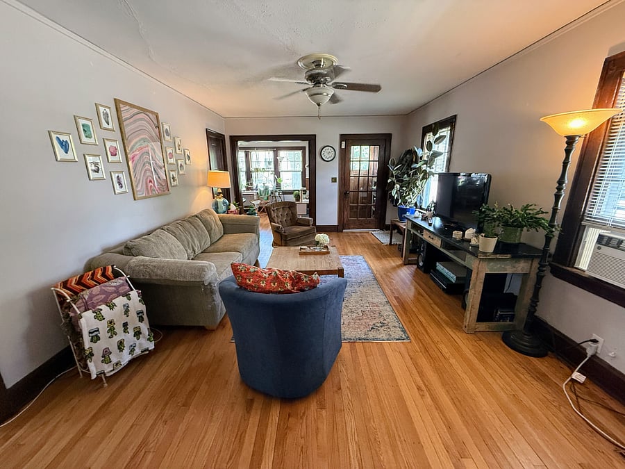 Shared living room space