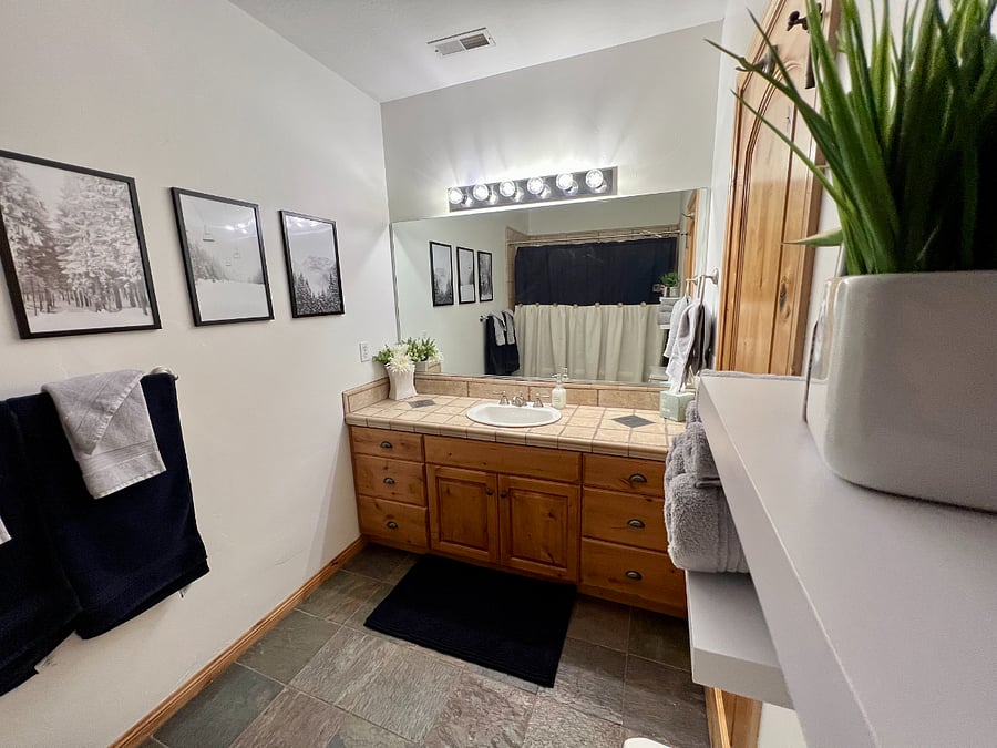 Master Bathroom | Large Tub & Shower | Shower Hose | Hair Dryer | Extra Towels 