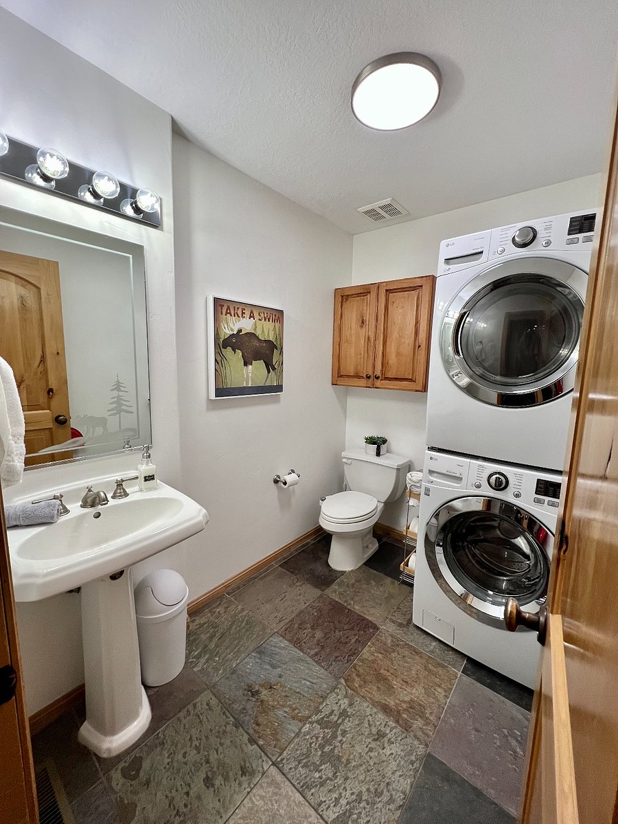 Half Bath | Washer & Dryer | Detergent | Ironing Board