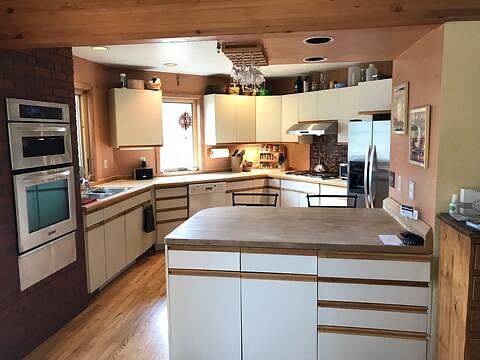 Kitchen view from dining room