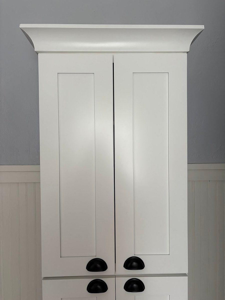 Additional bathroom storage