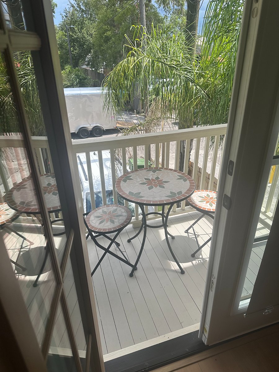 Private balcony off primary bedroom