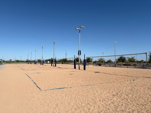City park volleyball courts