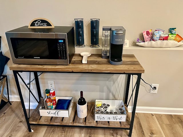 Microwave/Coffee Cart