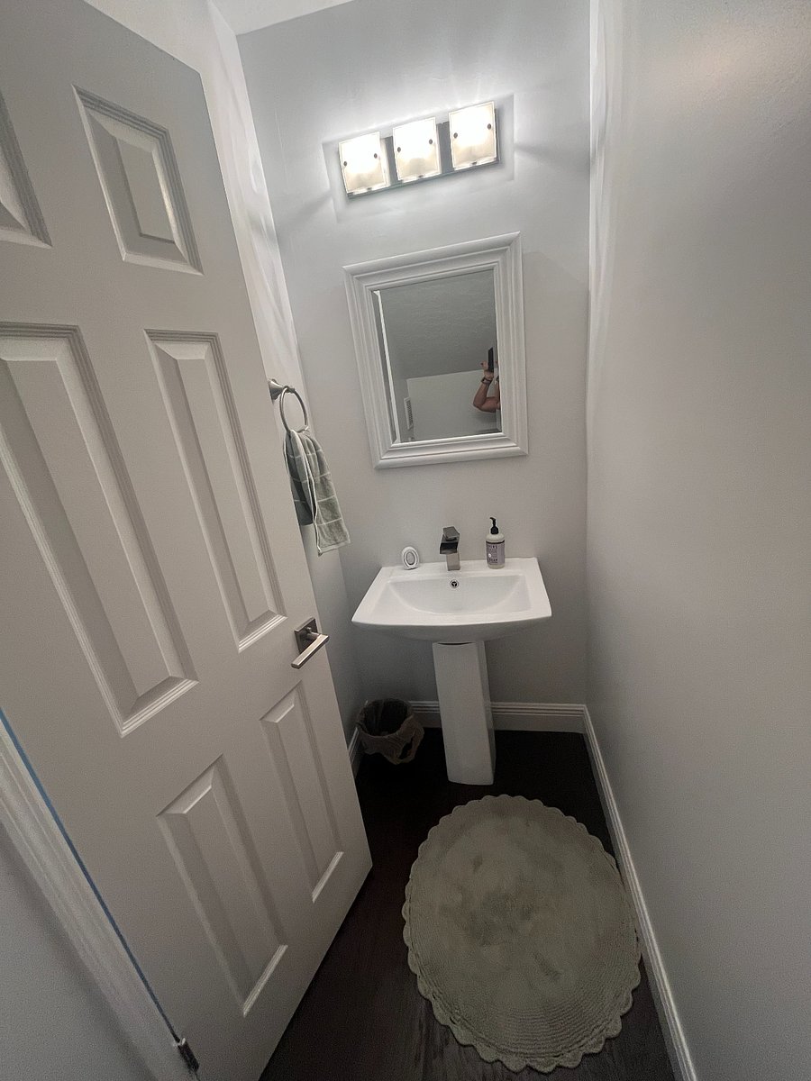 Half bath downstairs