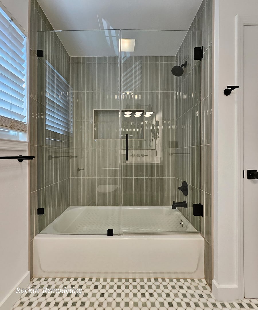 Primary bathroom fully remodeled in 2024