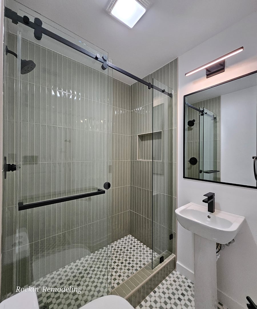 Second fully remodeled bathroom