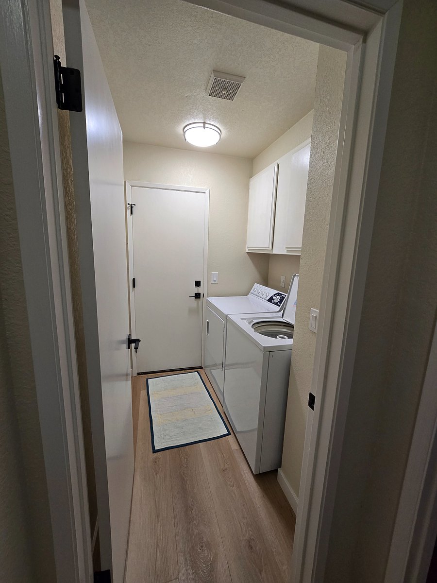 Laundry room with garage access