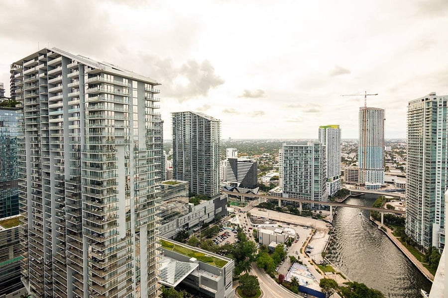 River and Brickell view