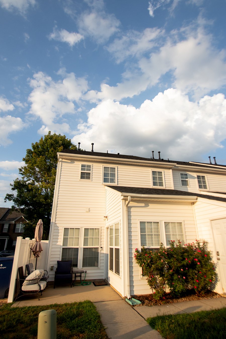 Back of unit from view of assigned parking space #7