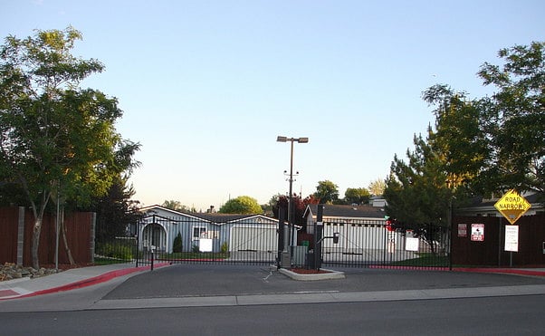 Gated entry into the community with 24/7 security cameras