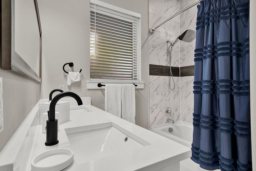 Room 1 Ensuite Bathroom with Rainfall Shower