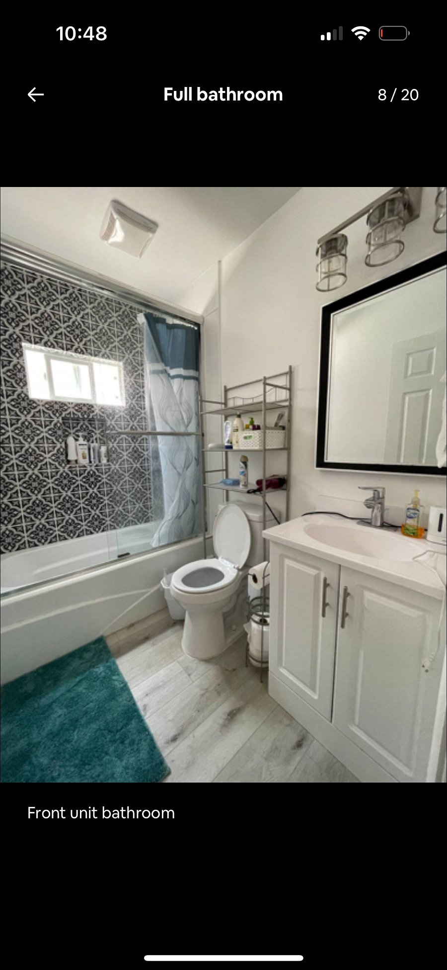 Front house shared bathroom