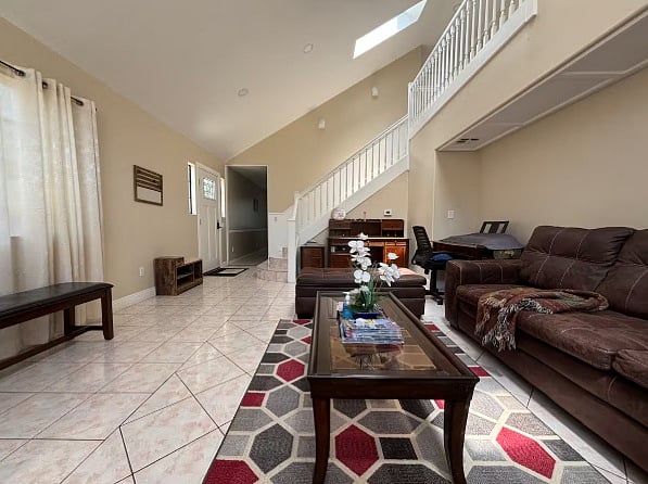 Back house living room