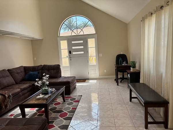 Back house living room