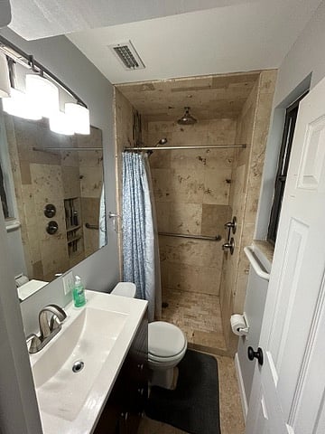 Primary bedroom attached bath