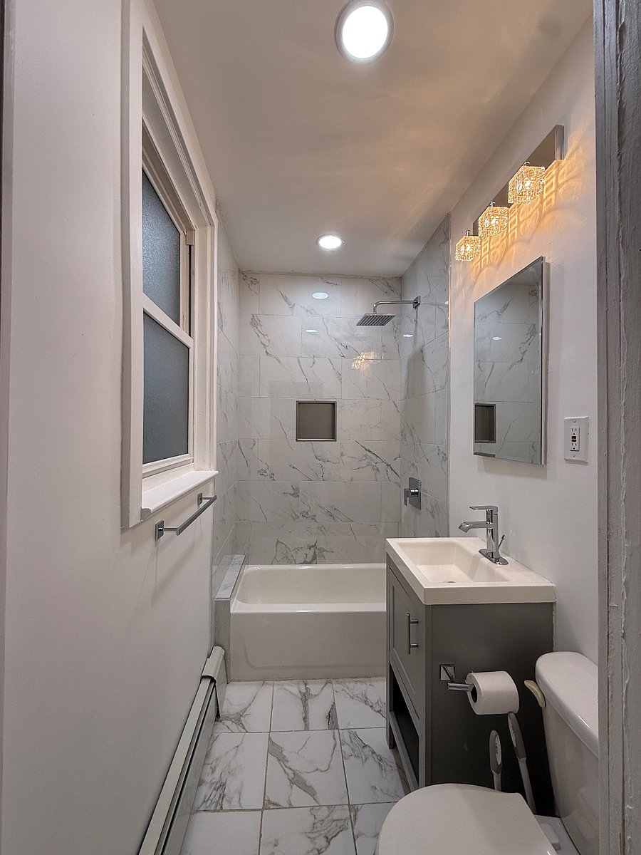 Renovated bathroom