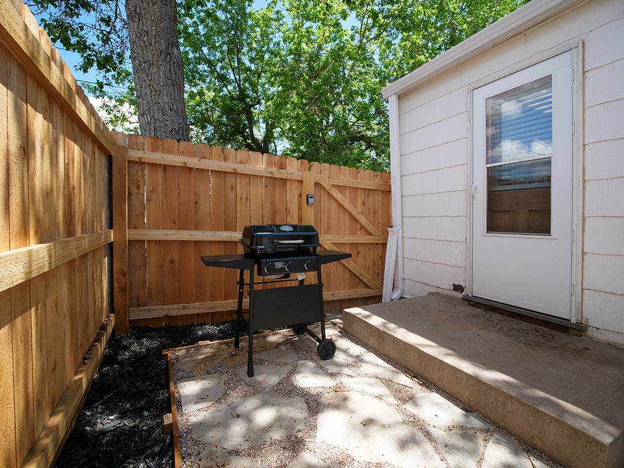 A backyard grill is available for your use.